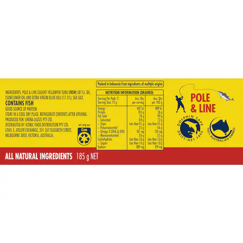 Sirena Tuna In Oil Italian Style 185g