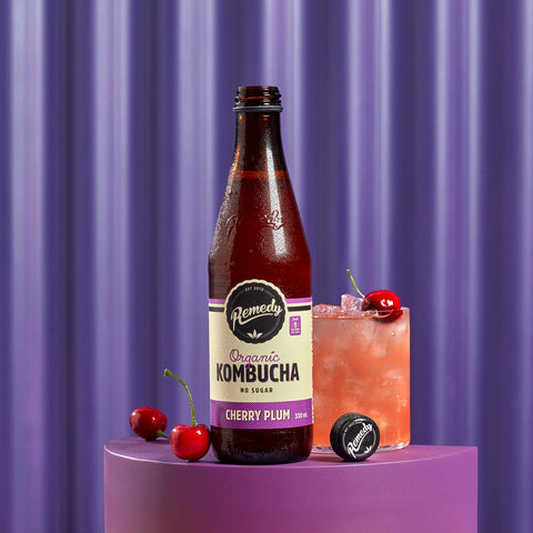Remedy Kombucha Cherry Plum 330mL
