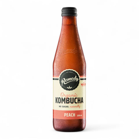 Remedy Kombucha Peach 330mL