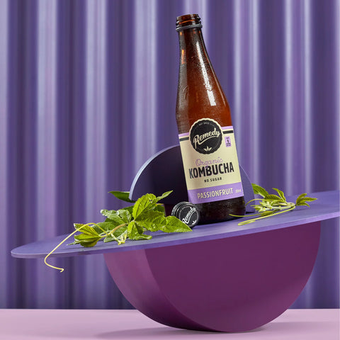 Remedy Kombucha Passionfruit 330mL