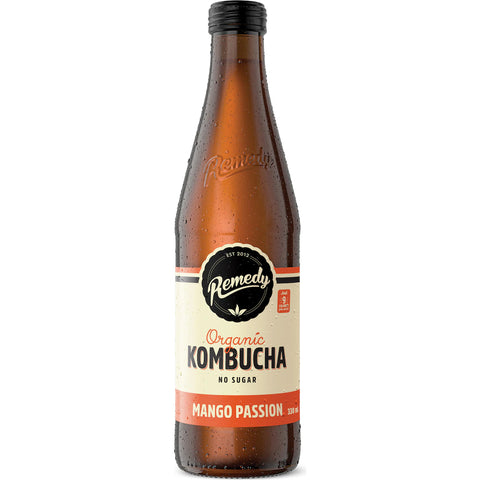 Remedy Kombucha Mango Passion 330mL