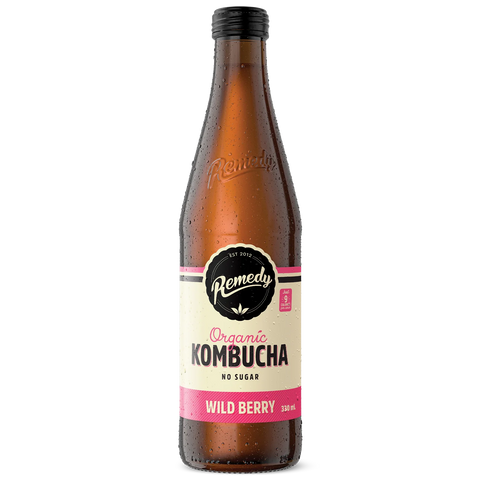 Remedy Kombucha Wild Berry 330mL