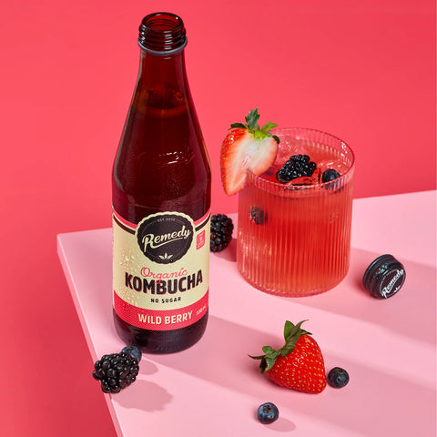 Remedy Kombucha Wild Berry 330mL