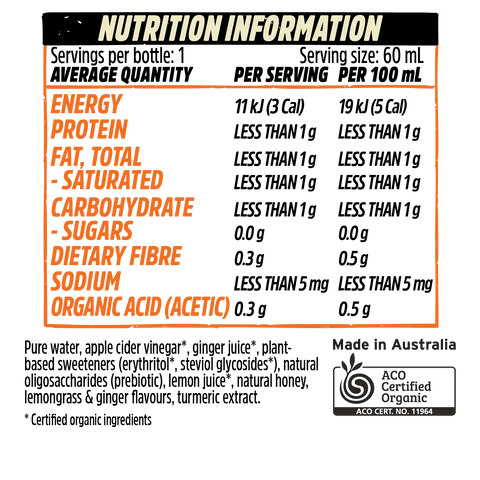 Remedy Shots Digestion with Prebiotics 60ml