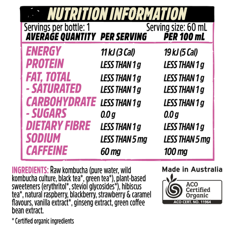 Remedy Shots Energy with 60mg of Caffeine 60ml