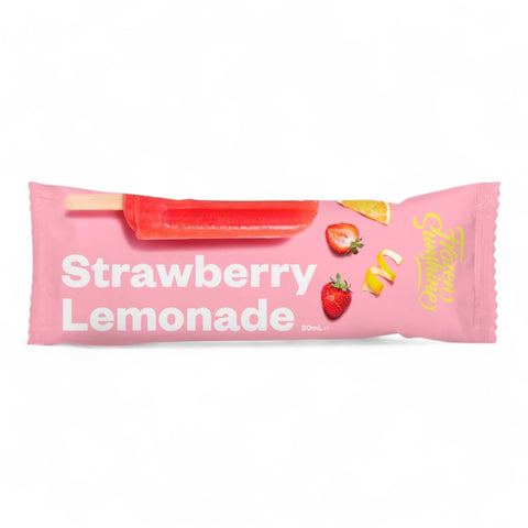 Frozen Sunshine Strawberry Lemonade Ice Block 80mL