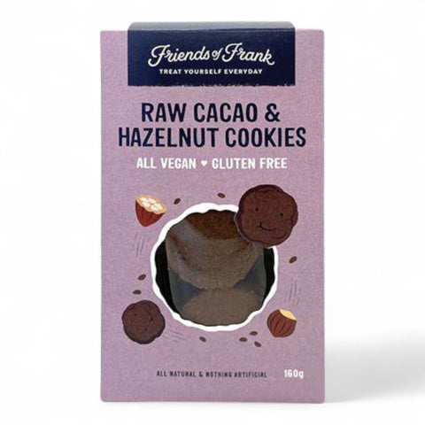Friends of Frank Raw Cacao & Hazelnut Cookies 160g