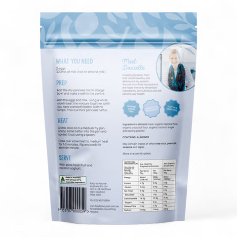 Food to Nourish Paleo Friendly Fluffy Pancake Mix 300g