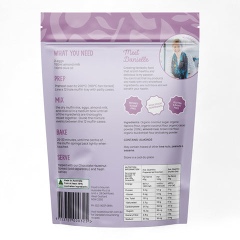 Food to Nourish Chocolate Muffin Mix 360g