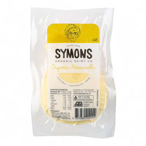 Symons Organic Mozzarella 250g