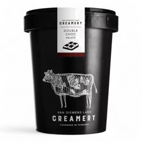 Van Diemens Land Creamery Double Chocolate Gelato 500ml