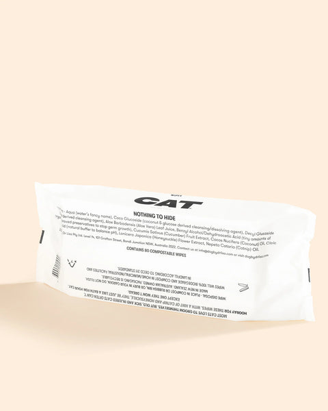 Dog By Dr Lisa Cat Wipes (80 Pack)