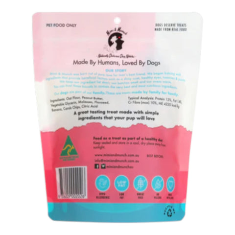 Mini & Munch Birthday Cake - Wheat Free Biscuits Soft Baked - Banana Peanut Butter Carob ChipsåÊ180g
