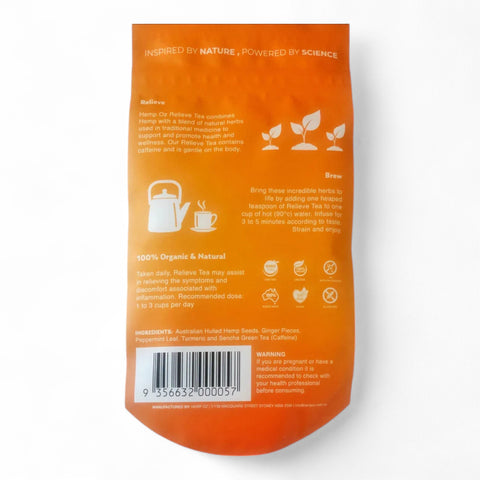 Hemp Oz Hemp Oz Relieve Tea 60g