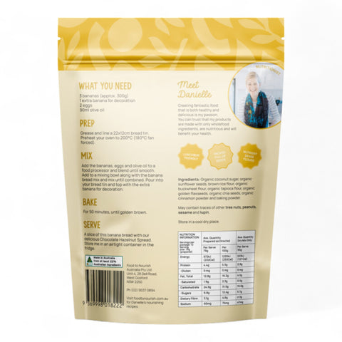 Food To Nourish Bread Mix Banana 360g