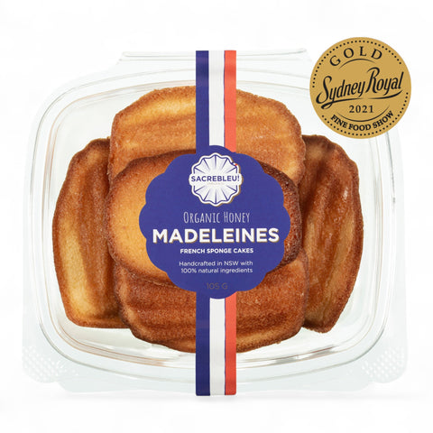 Sacrebleu Organic Honey Madeleines 105g