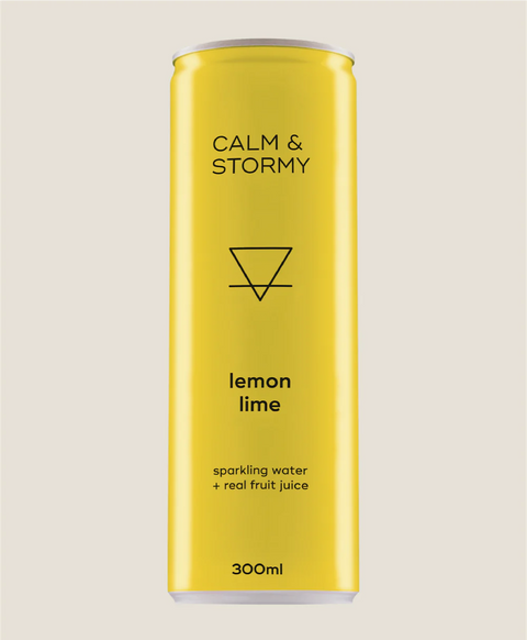 Calm & Stormy Sparkling Water Lemon Lime 300ml