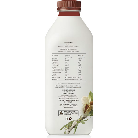 Mandole Almond Milk Unsweetened 1L