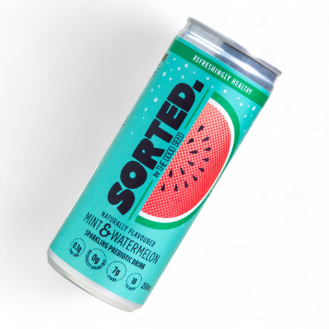 Sorted Prebiotic Sparkling Mint & Watermelon 250mL