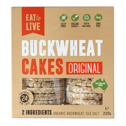 Eat To Live Buckwheat Cakes Buckwheat Cakes Original 200g