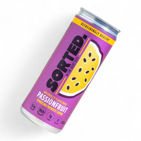 Sorted Prebiotic Sparkling Passionfruit 250mL