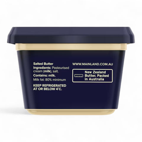 Mainland Buttersoft Pure Salted Butter 375g