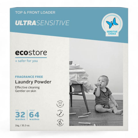 Ecostore Top & Front Loader Unscented Washing Powder 1kg