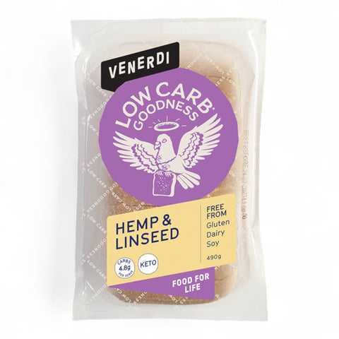 Venerdi Low Carb Goodness Keto Hemp & Linseed 490g