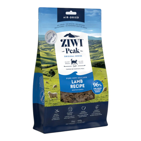Ziwi Peak Lamb Air-dried Cat Food 400g
