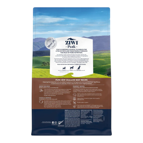 Ziwi Peak Dog Air Dried Beef Dry Food 1kg