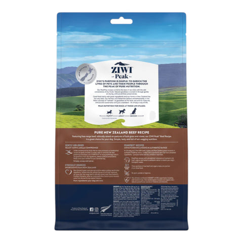 Ziwipeak Air Dried Dog Food Beef 454g