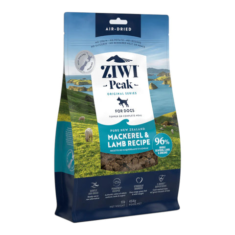 Ziwi Peak Dog Air Dried Mackerel & Lamb 454g