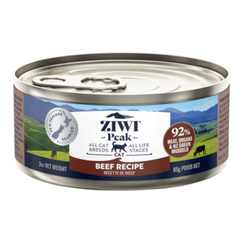Ziwi Peak Beef Recipe Cat Food Canned 85g