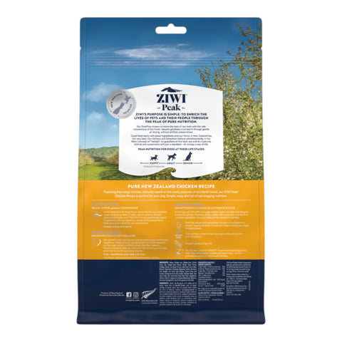Ziwi Peak Dry Dog Food Air Dried Chicken 454g