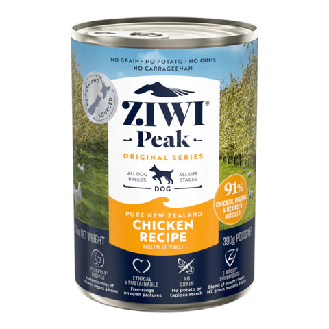 Ziwi Peak Canned Dog Food Chicken 390g