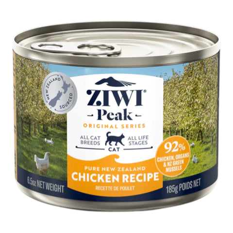 Ziwi Peak Canned Cat Food Chicken 185g