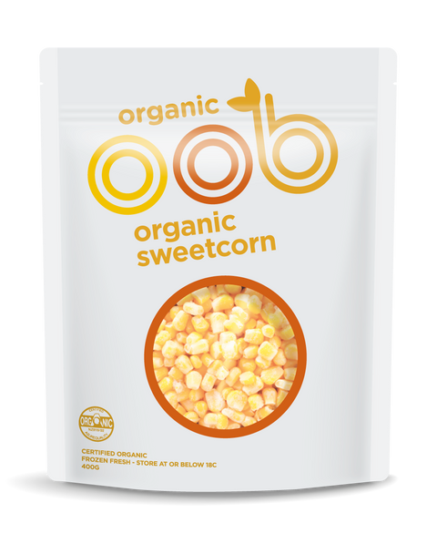 Oob Organic Frozen Sweet Corn 400g