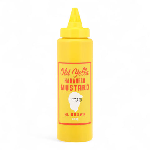 Al Brown Old Yella Habanero Mustard 250g