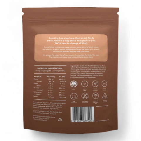Serious Cookies Chewy Double Choc Cookies 170g