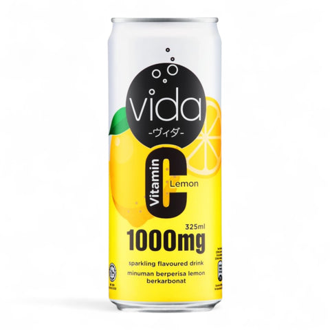 Vida Vitamin C Lemon Sparkling Flavoured Drink 325ML