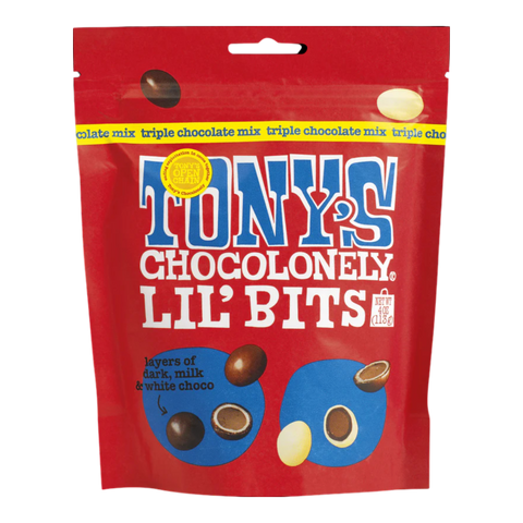 Tonys  Chocolonely Triple Choc Lil Bits 113g