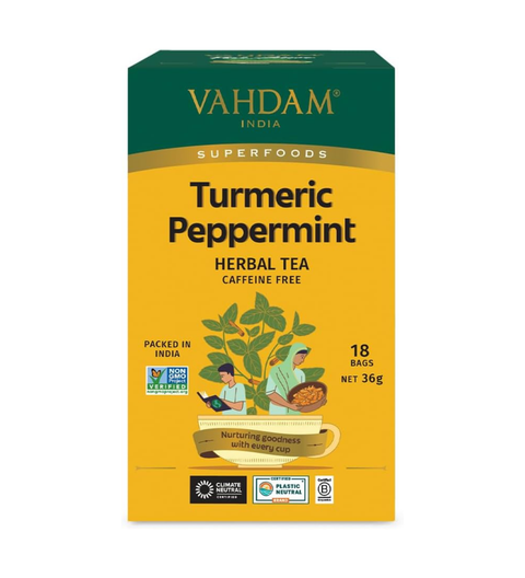 Vahdam Turmeric Peppermint 18tb