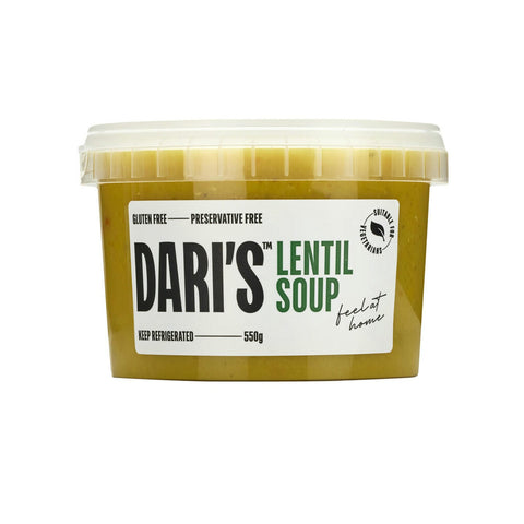 Dari's Lentil Soup 550g Default Title