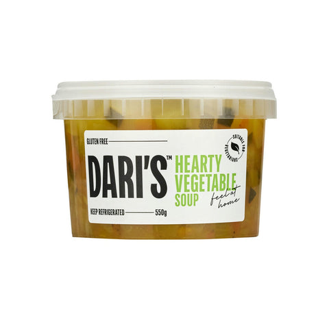 Dari's Soup Hearty Vegetable 550g Default Title