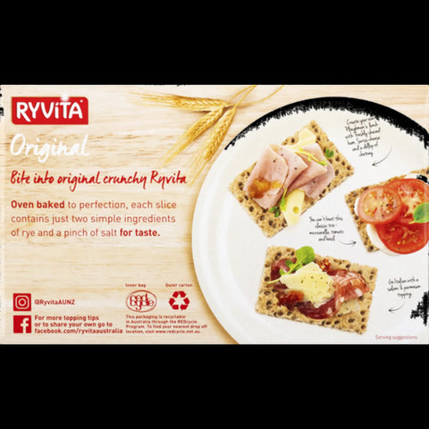 Ryvita Original Rye CrispbreadåÊ250g Default Title