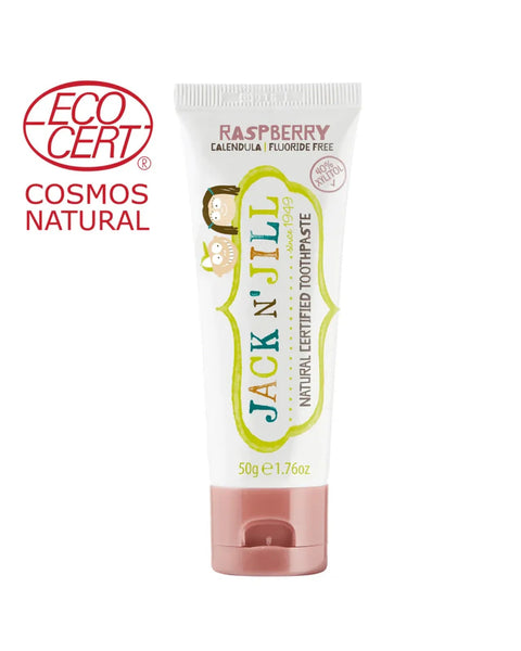 Jack N' Jill Natural Toothpaste Raspberry 50g Default Title