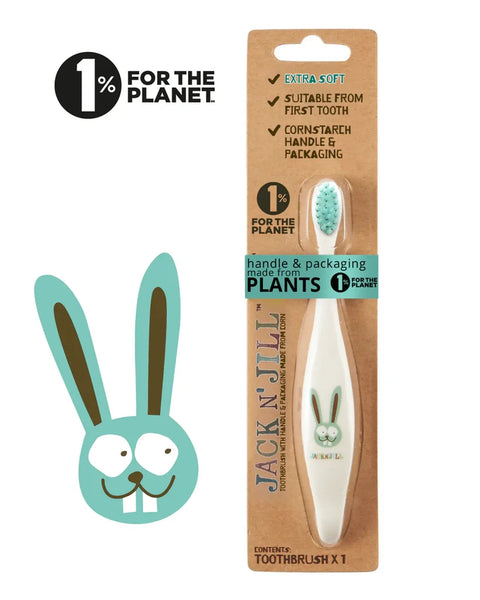 Jack N' Jill Bio Toothbrush Extra Soft Bunny Default Title