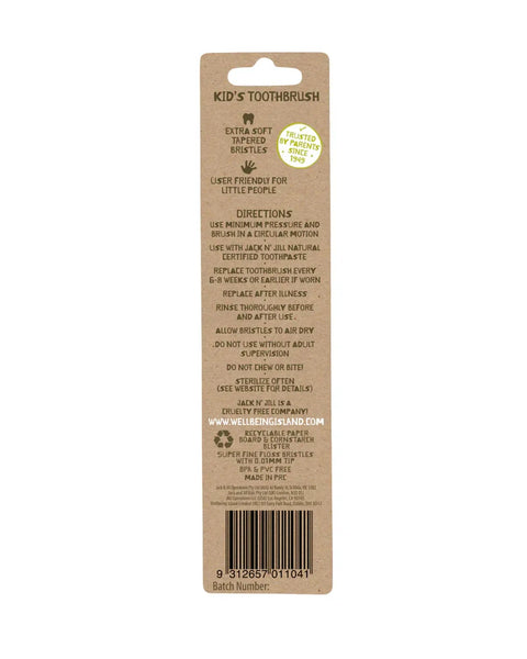 Jack N' Jill Bio Toothbrush Extra Soft Bunny Default Title