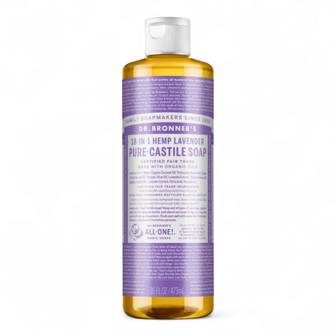 Dr Bronner's Lavender Pure-castile Liquid Soap 473mL
