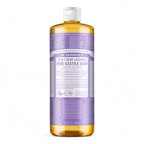 Dr Bronner's Lavender Pure Castile Liquid Soap 946mL